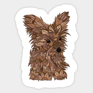 Cute Yorkie Sticker